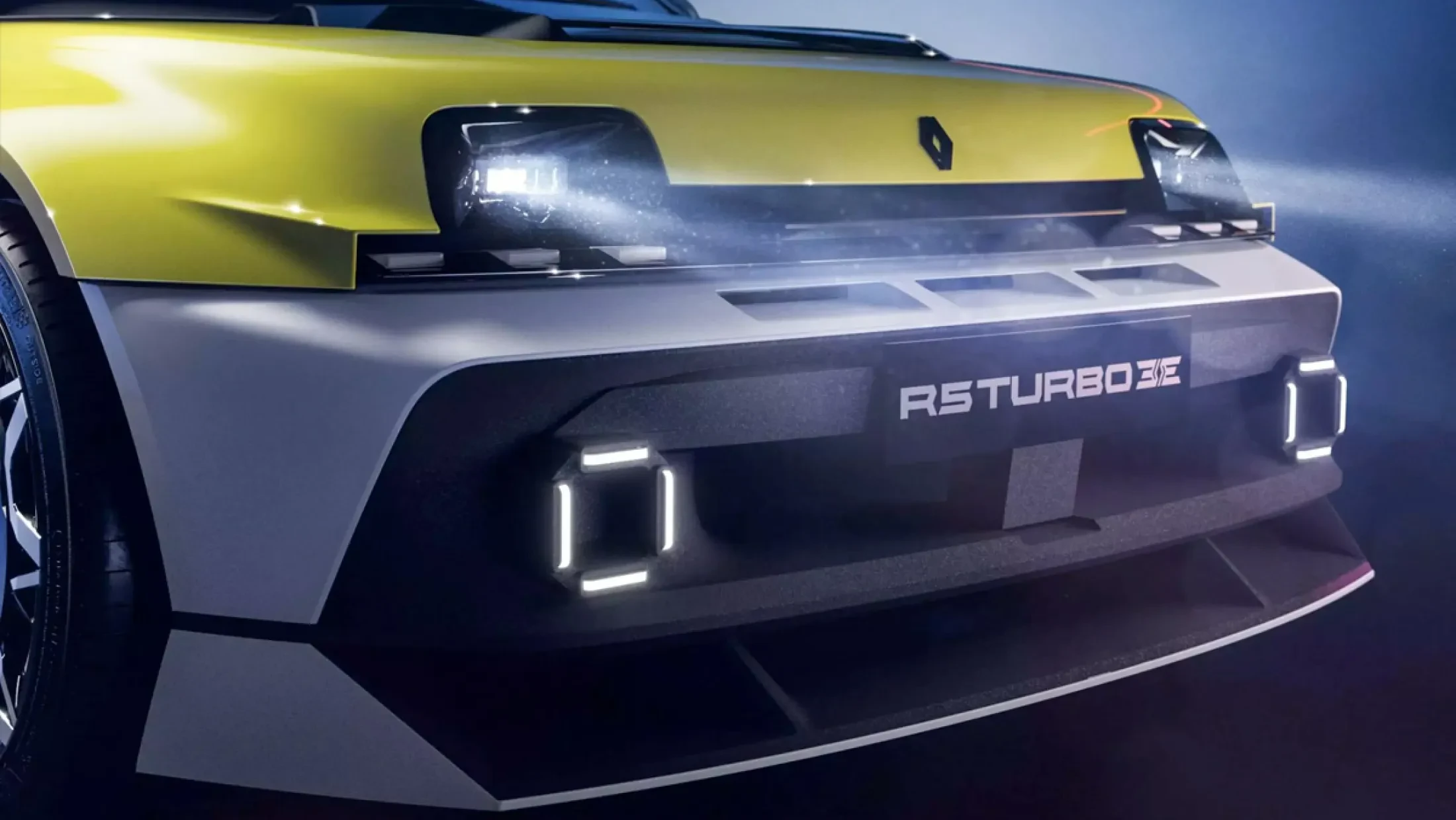 een moderne uitvoering van de Renault 5 Turbo