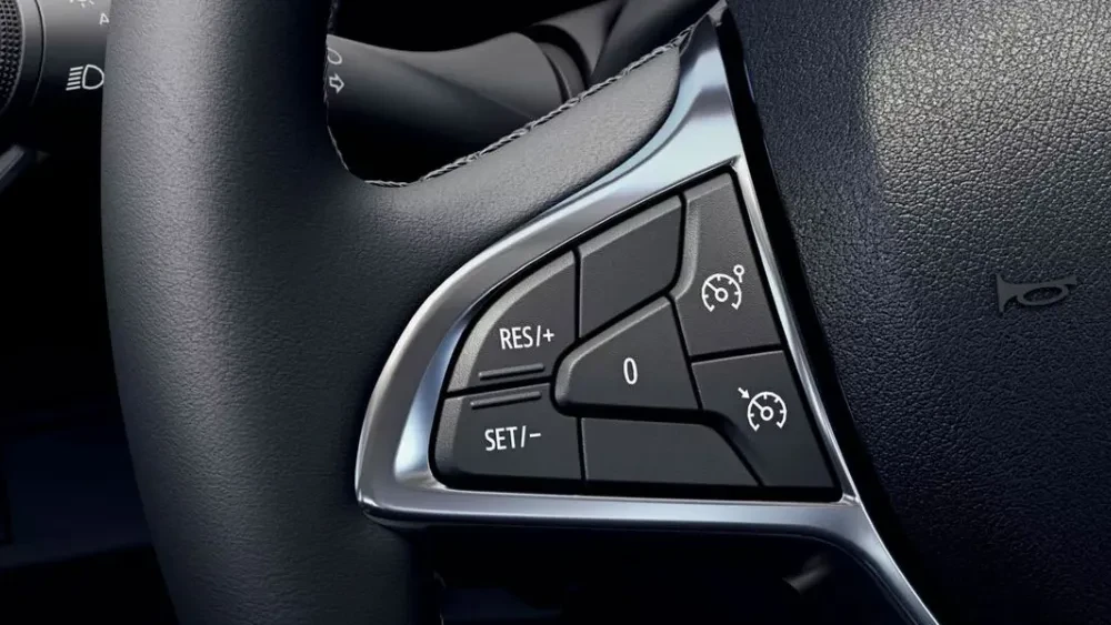 Cruisecontrol met snelheidsbegrenzer